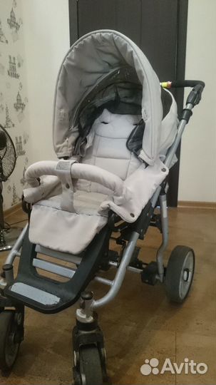 Коляска Teutonia серая