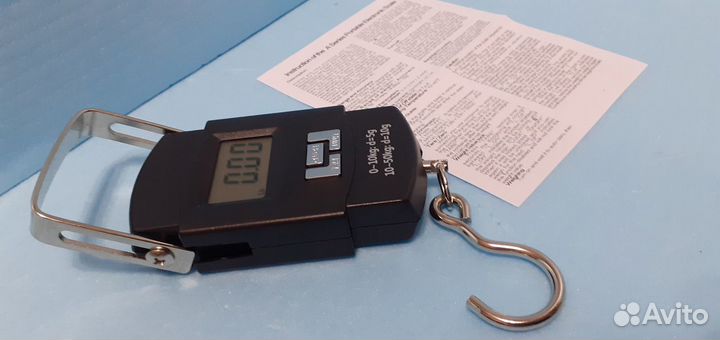 Электронный безмен до 50кг с яркой подсветкой