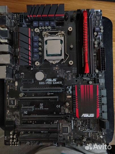 I5 4690k + asus B85 + 8 GB DDR3 + бп + кулер