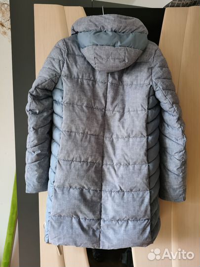 Пуховик зимний женский с капюшоном 46-48