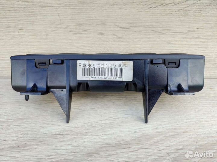 Блок кнопки экран климата Peugeot 406 2003