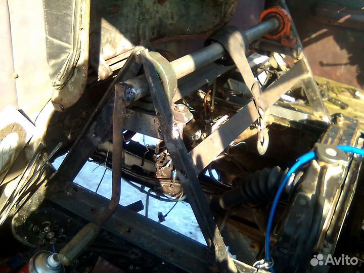 Лебёдка для снятия и установки кпп ркпп двс