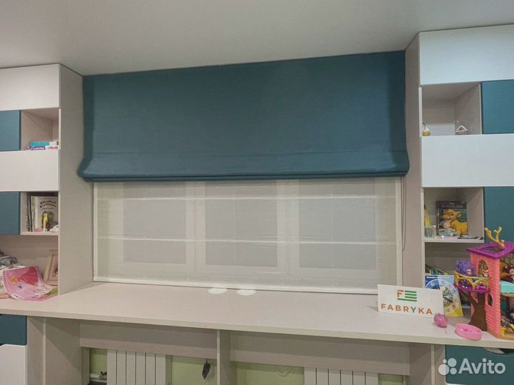 Римские шторы с электроприводом