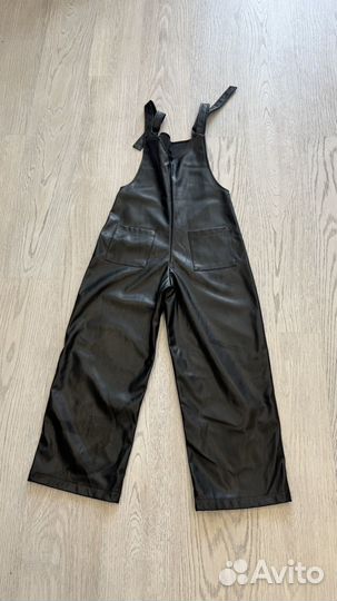 Комбинезон кожаный женский
