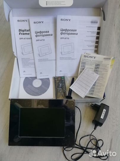Цифровая фоторамка sony DPF-A710