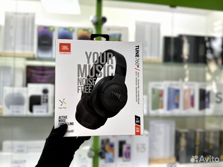 Беспроводные наушники JBL Tune 760NC Black