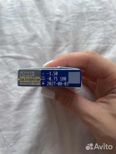 Контактные линзы acuvue oasys для остегматиков