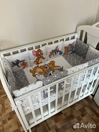 Бортики в детскую кроватку