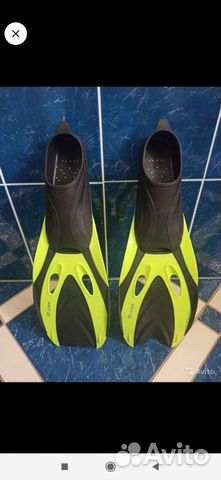 Ласты, очки для плавания детские