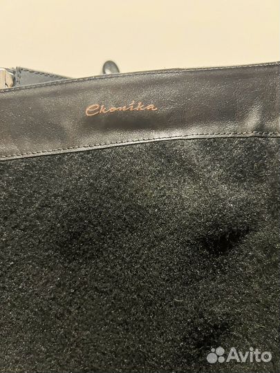 Сапоги женские Эконика натуральная кожа размер 38