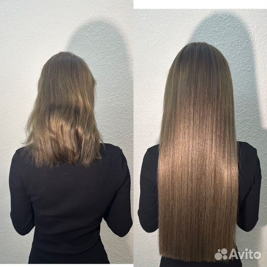 Безопасное Холодное наращивание био волос