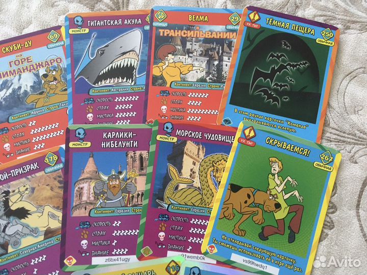 Карты Скуби Ду