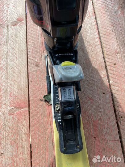 Горные лыжи 130 + ботинки + сумка