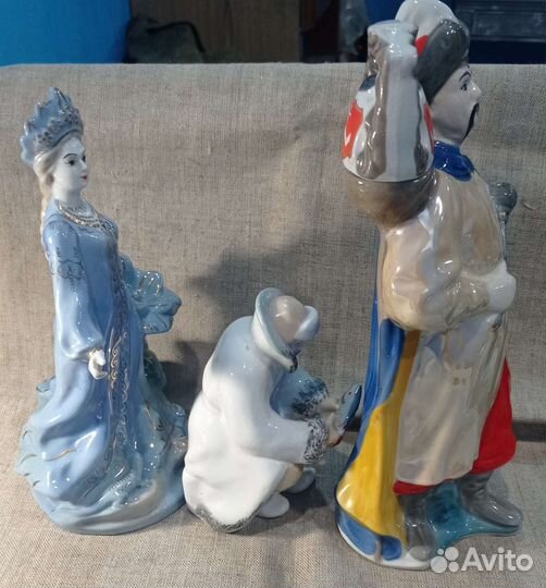 Статуэтки Гжель и Полонное