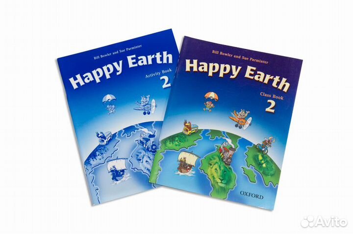 Happy Earth 1,2 учебники по английскому языку