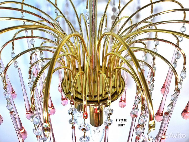Люстра orion капля муранское стекло Австрия 90-е г