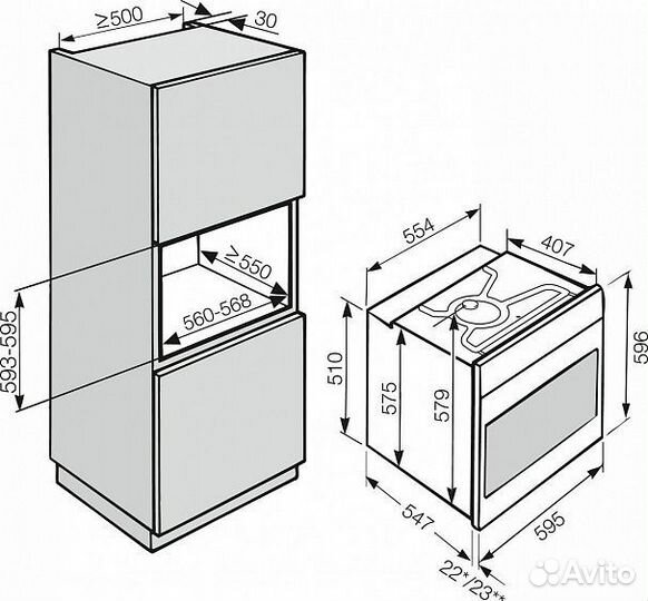 Духовой шкаф miele h 6460 b edst/clst