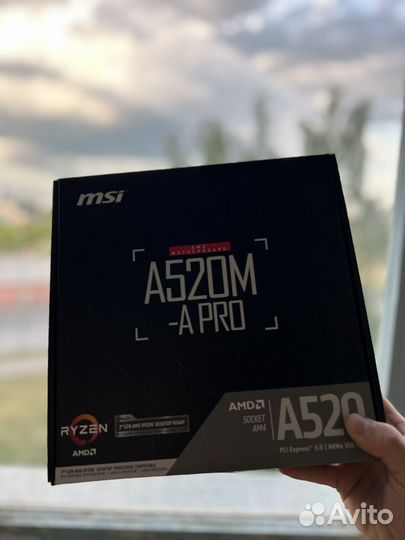 Материнская плата am4 с процессором ryzen 5 2600x