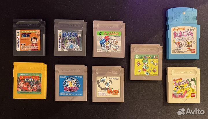 Оригинальные картриджи Nintendo Game Boy