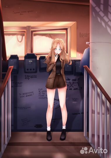 Арты на заказ, графический художник, аниме арт