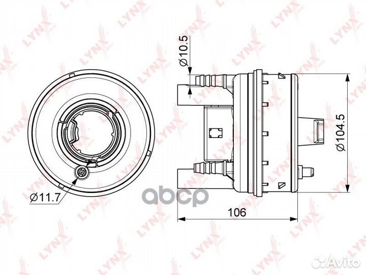 Фильтр топливный погружной renault duster 1.6 1