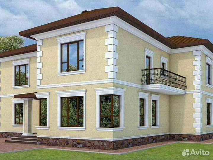 Фасадный декор из пенопласта