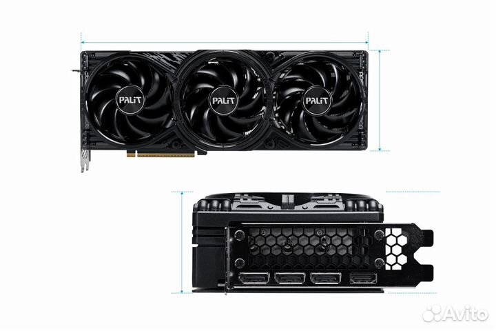 RTX 5080 GamingPro 16Gb новая видеокарта Palit