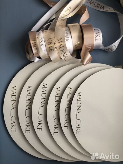 Подложки и ленты для кондитера