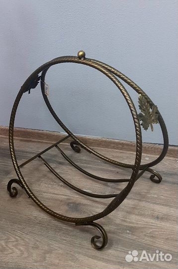 Кованый каминный набор на подставке