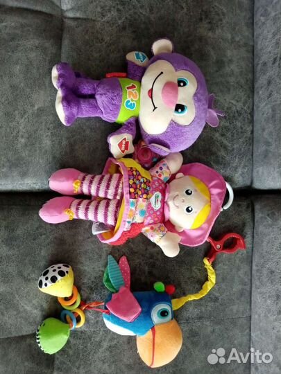 Игрушки для малышей fisher price, lamaze