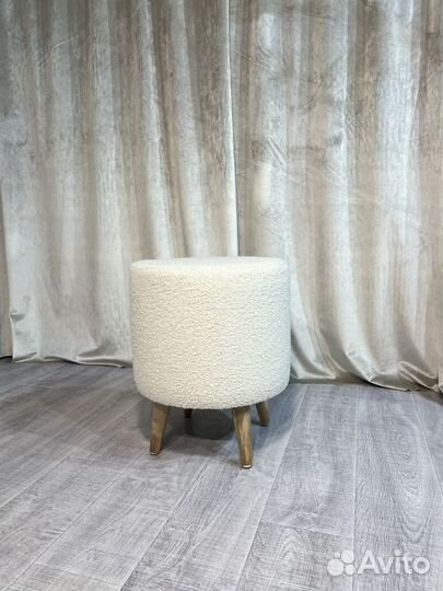 Пуф круглый букле