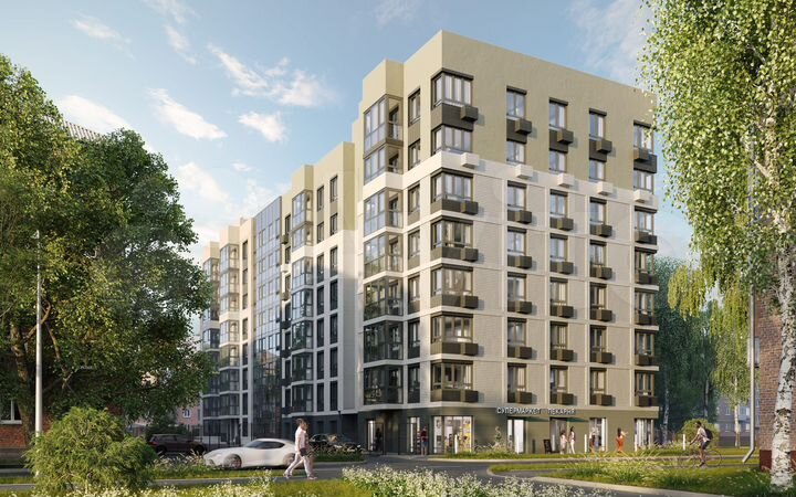 2-к. квартира, 58,6 м², 8/8 эт.