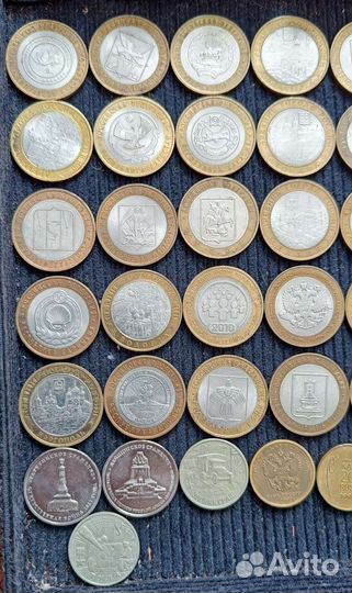 Юбилейные монеты 10р, 2р
