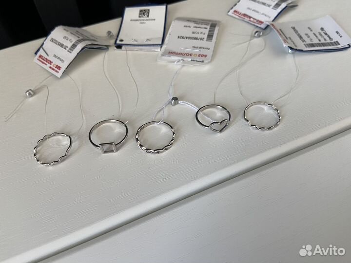 Новые кольца без камней, несколько штук