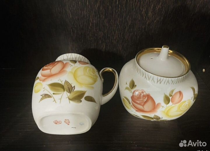 Молочник и сахарница Дулево и лфз