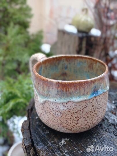 Кружка керамическая ручная работа