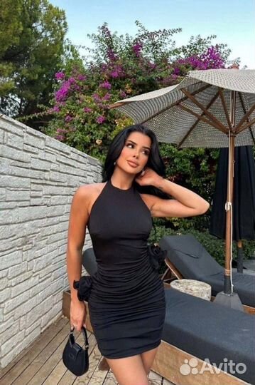 Платье женское 42 44 черное вечернее