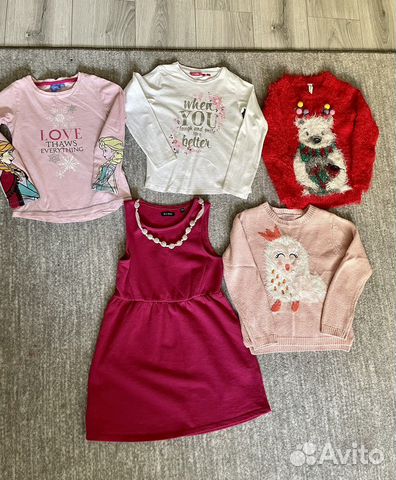 Пакет одежды на девочку 116 122