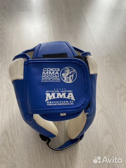 Шлем боевой союз мма россии синий «L»