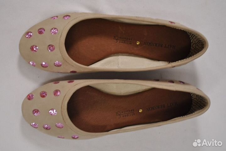 Matt Bernson новые туфли балетки кожа люкс 39+