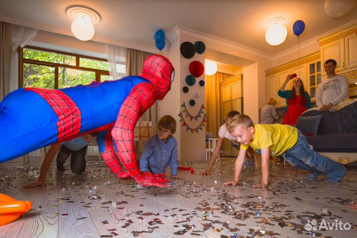 Аниматор Человек-Паук на детский праздник