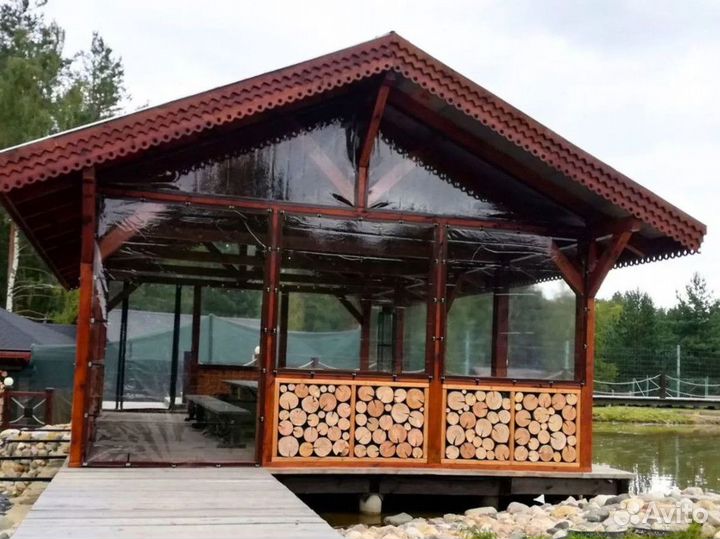 Мягкие окна замер монтаж доставка