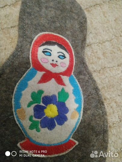 Чехол для бутылок матрёшка