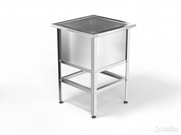 Ванна моечная сварная 1 секционная (530х530х850)