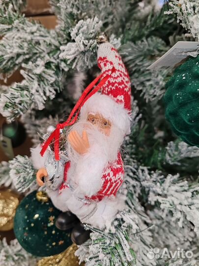 Дед мороз с петелькой 16.5 см