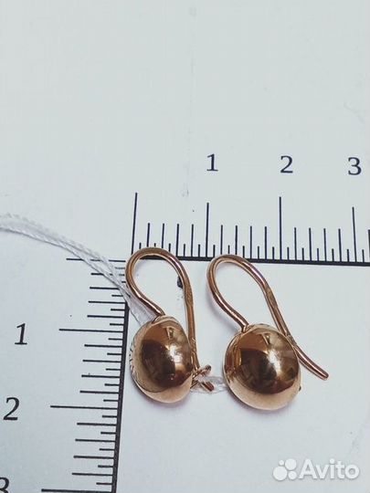 Серьги Золото