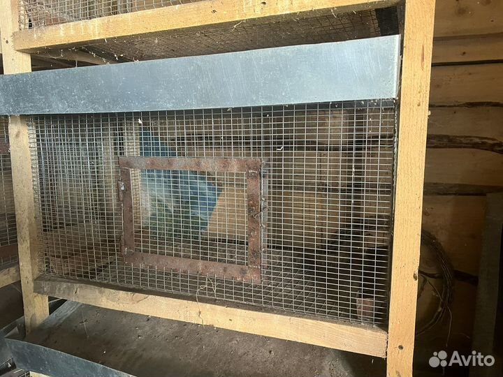 Клетки для кроликов и цеплят