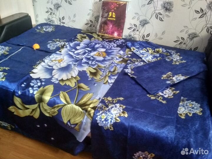 Шелковое постельное белье 3 Д