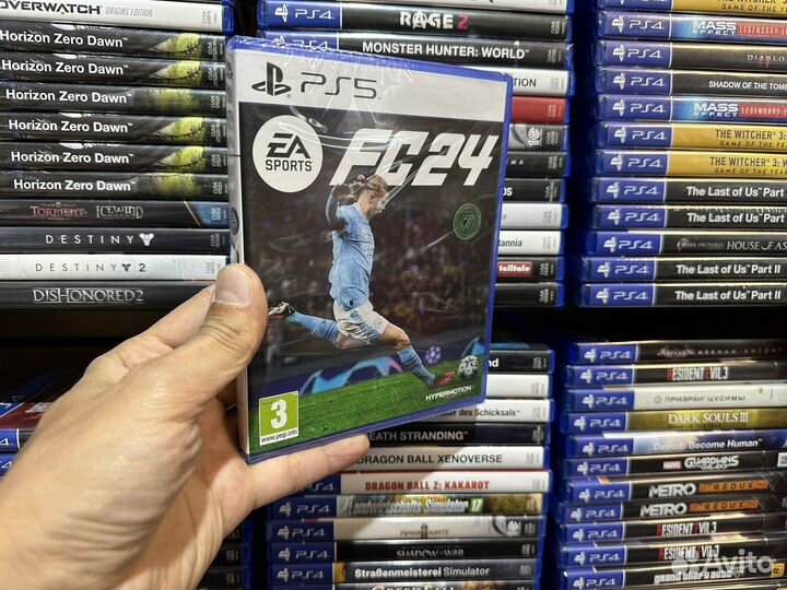 Ea fc 24 ps5 диск русская озвучка новый