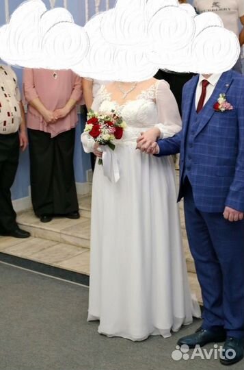 Продаю свадебное платье б/у